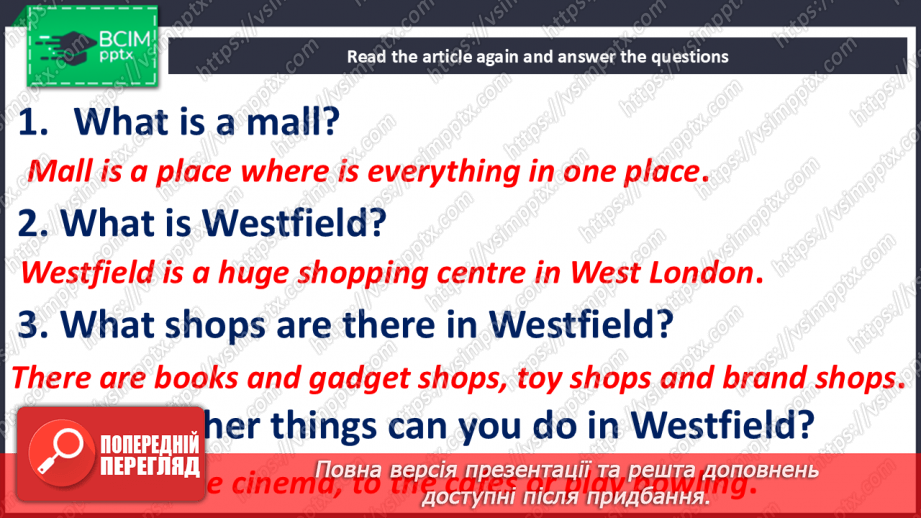 №042 - Let’s go shopping! At the shopping centre14 №042 - Let’s go shopping! At the shopping centre14
