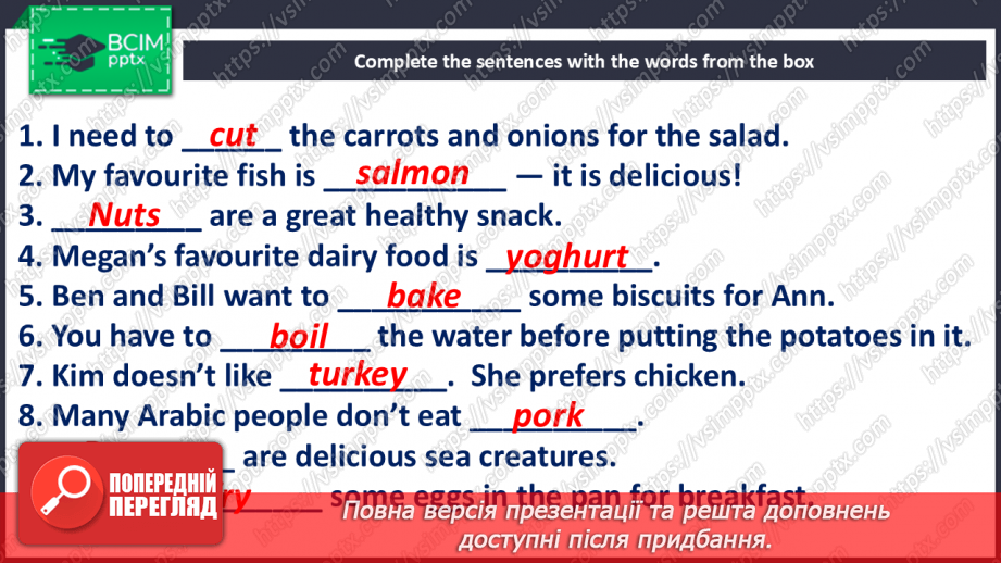 №060 - Are You a Vegetarian? Table manners8 №060 - Are You a Vegetarian? Table manners8
