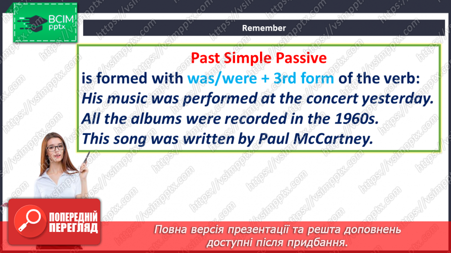 №067 - Grammar. Past Simple Passive4 №067 - Grammar. Past Simple Passive4