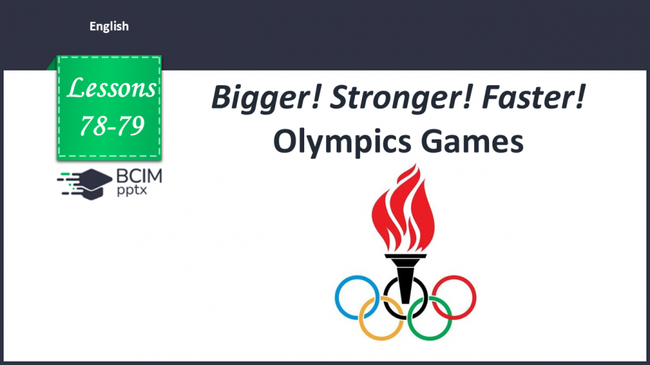 №078-79 - Bigger! Stronger! Faster! Olympic Games0