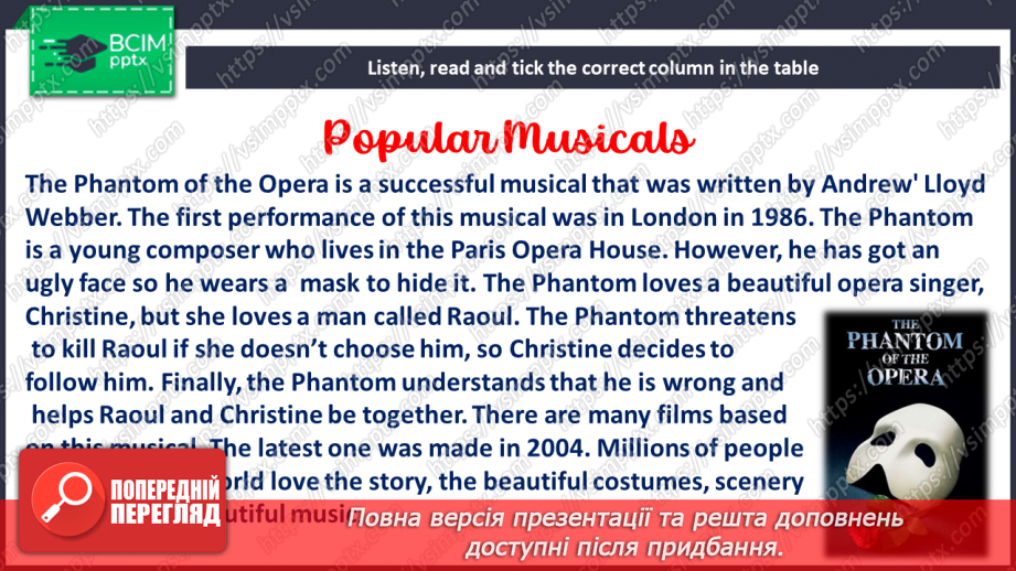 №092 - Culture page. Popular Musicals6 №092 - Culture page. Popular Musicals6