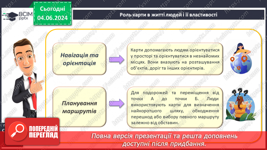 №14 - Географічна карта в житті людини. Проєктна діяльність: Карти у житті та господарській діяльності людини.10
