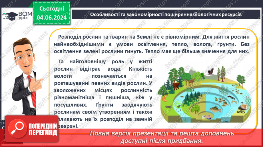 №58 - Біологічні ресурси та закономірності їх поширення.11 №58 - Біологічні ресурси та закономірності їх поширення.11