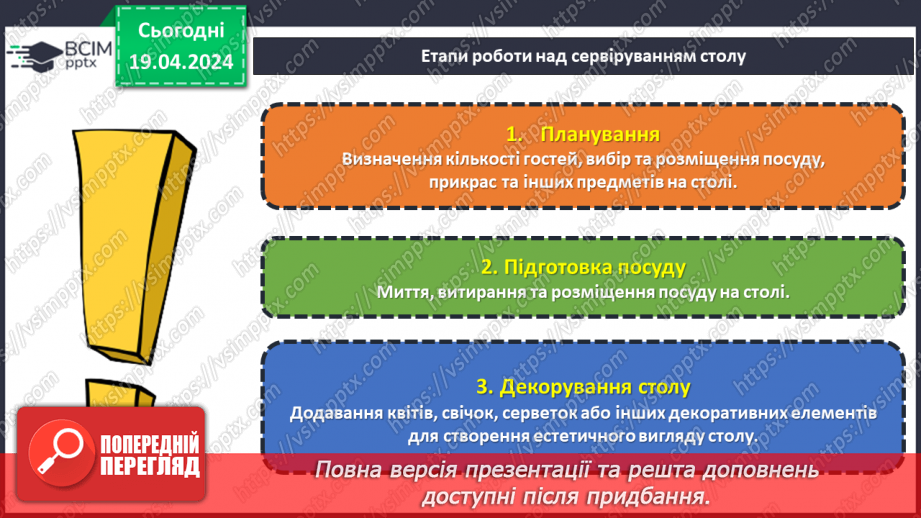 №63 - Проєктна робота «Сервірування столу».17 №63 - Проєктна робота «Сервірування столу».17
